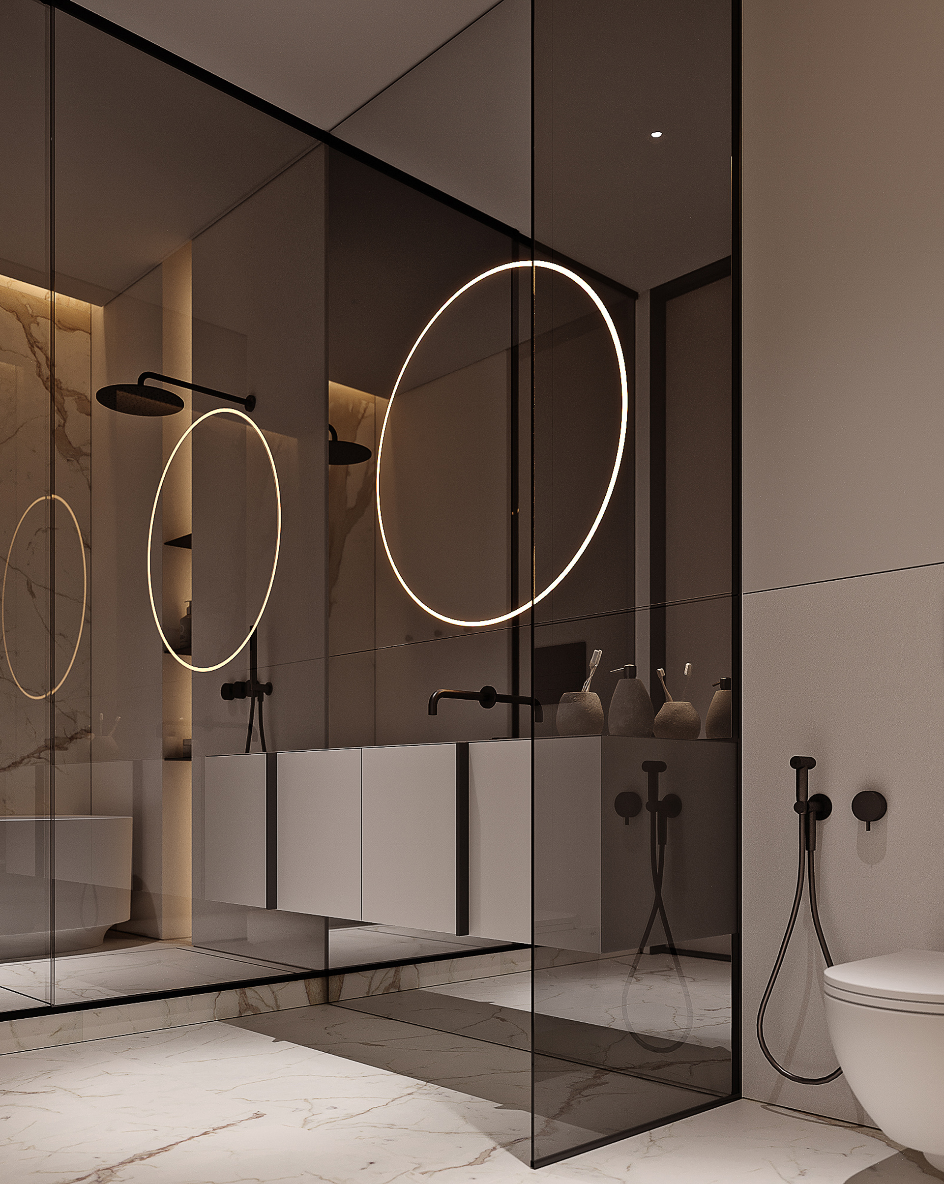 Modern minimalism family residence-66