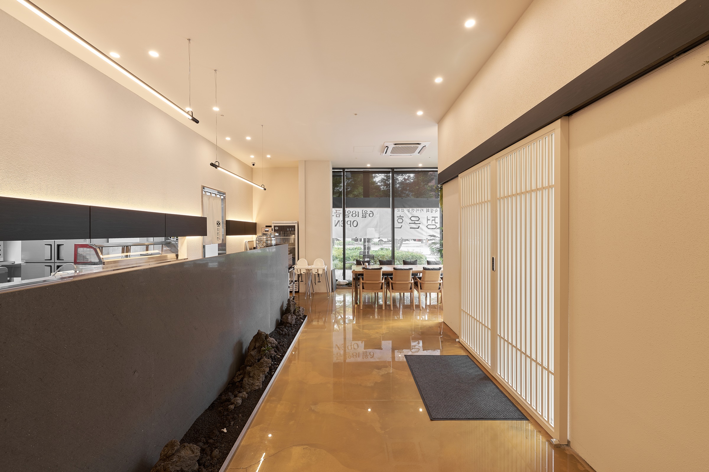 45 坪韩式料理店现代风格设计-9