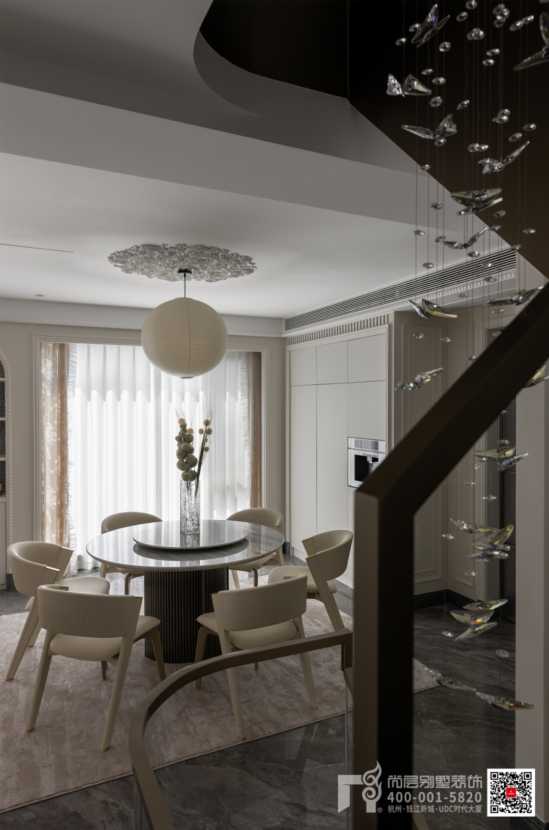 300㎡悦安佳府夏日轻法式装修丨杭州尚层装饰-16