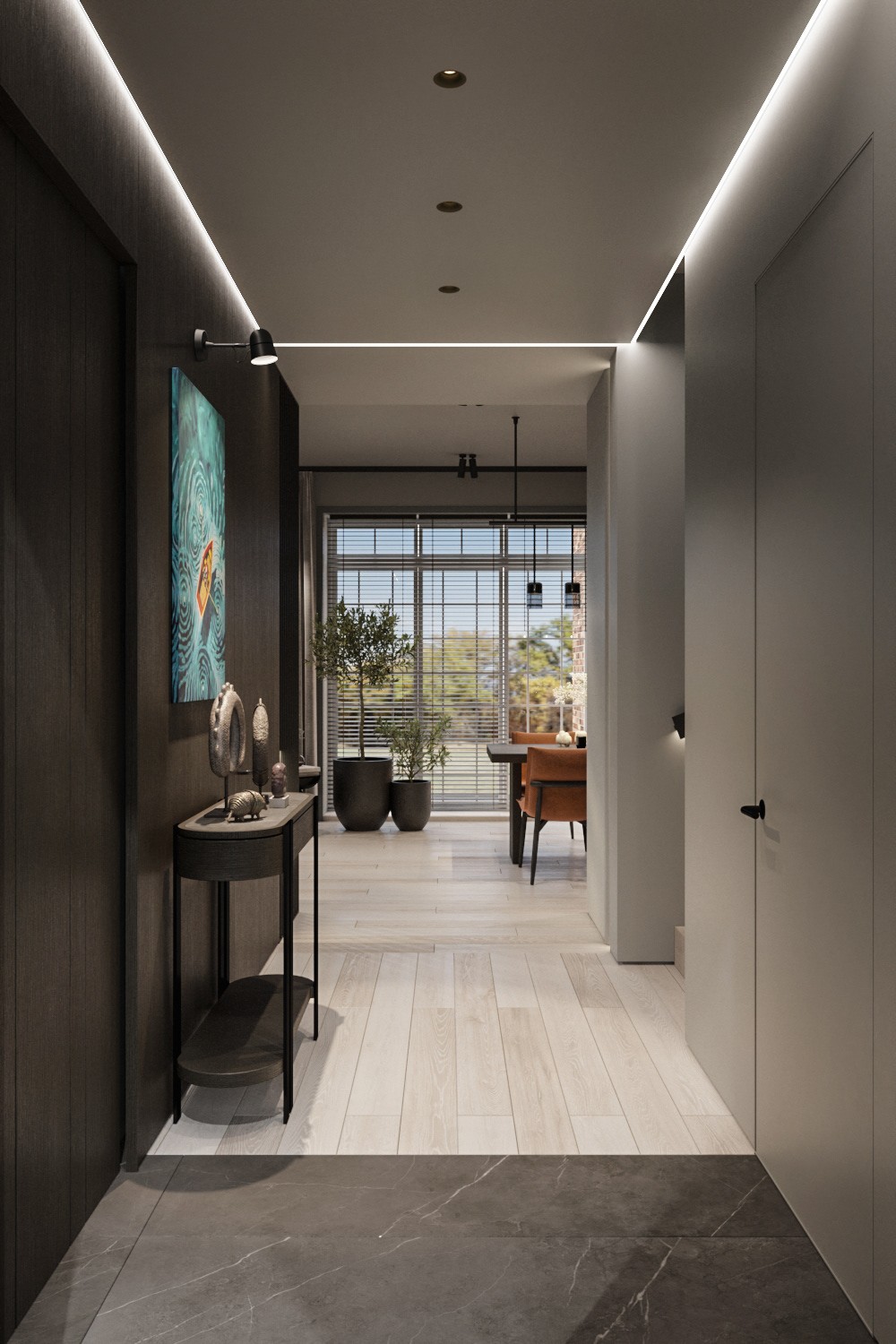 深色系小空间公寓设计-0