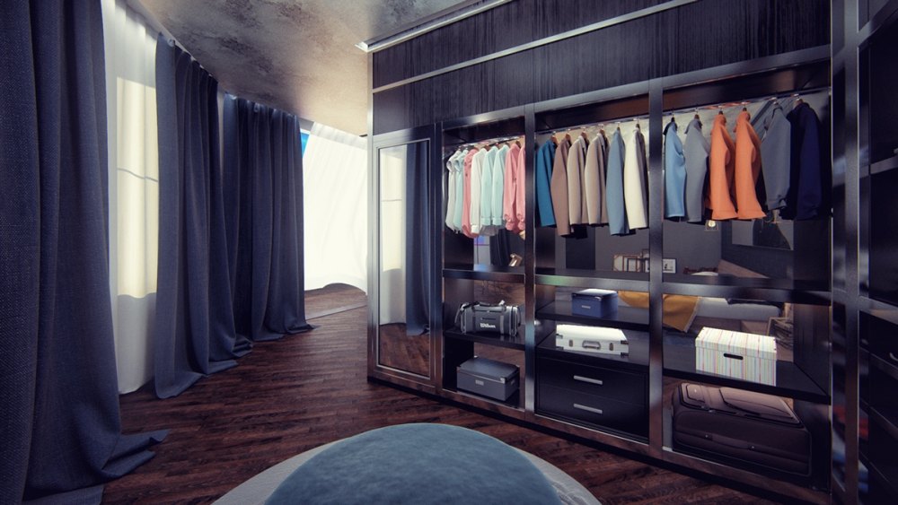 黑色卧室设计打造甜美梦境-11