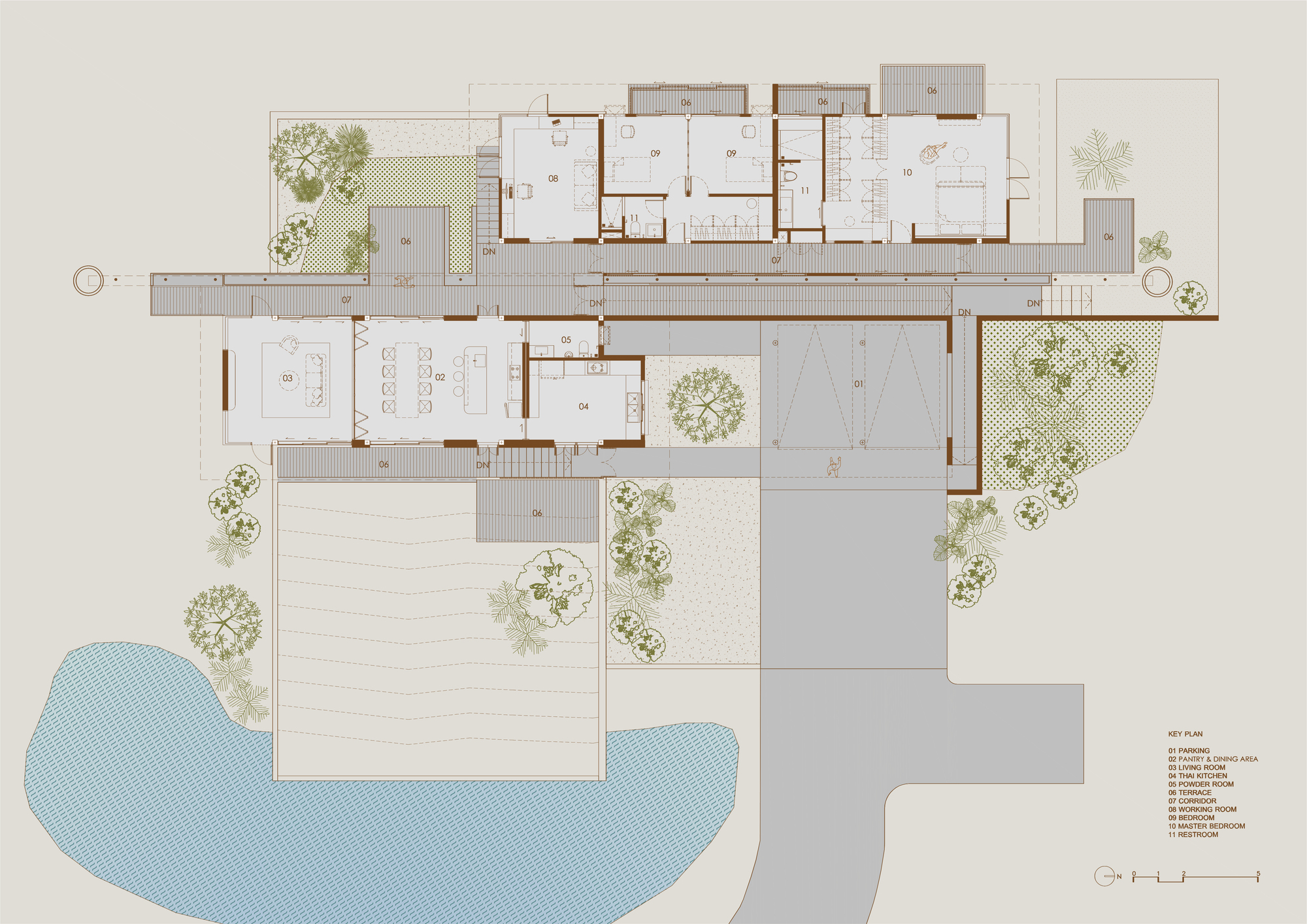 班苏德塞恩苏克（注：这是音译，Baan常见有村、屋等含义，SudSaenSuk可能是特定名称） 丨泰国清莱丨BodinChapa Architects-20