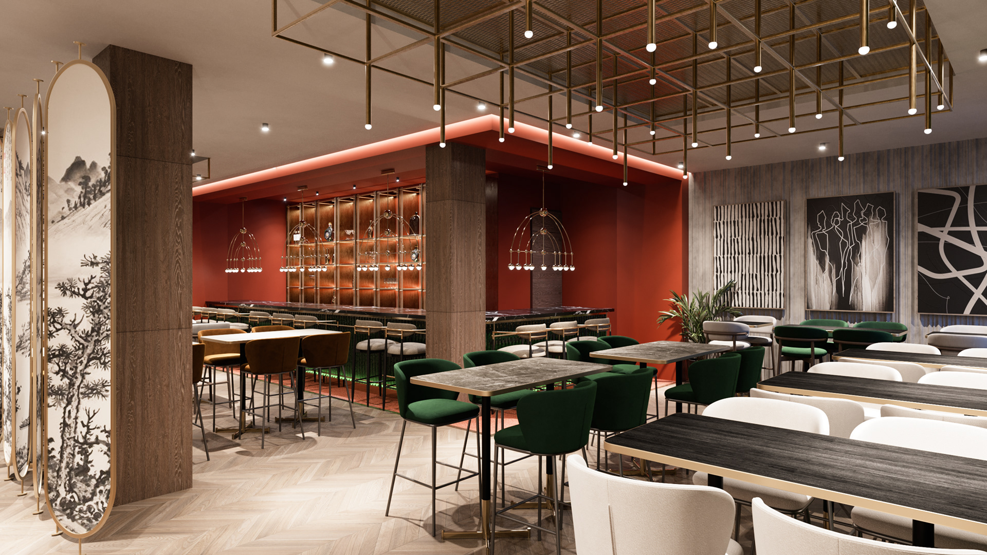 蓝色之家：餐厅和酒廊丨突尼斯丨Anamorph  agency-5