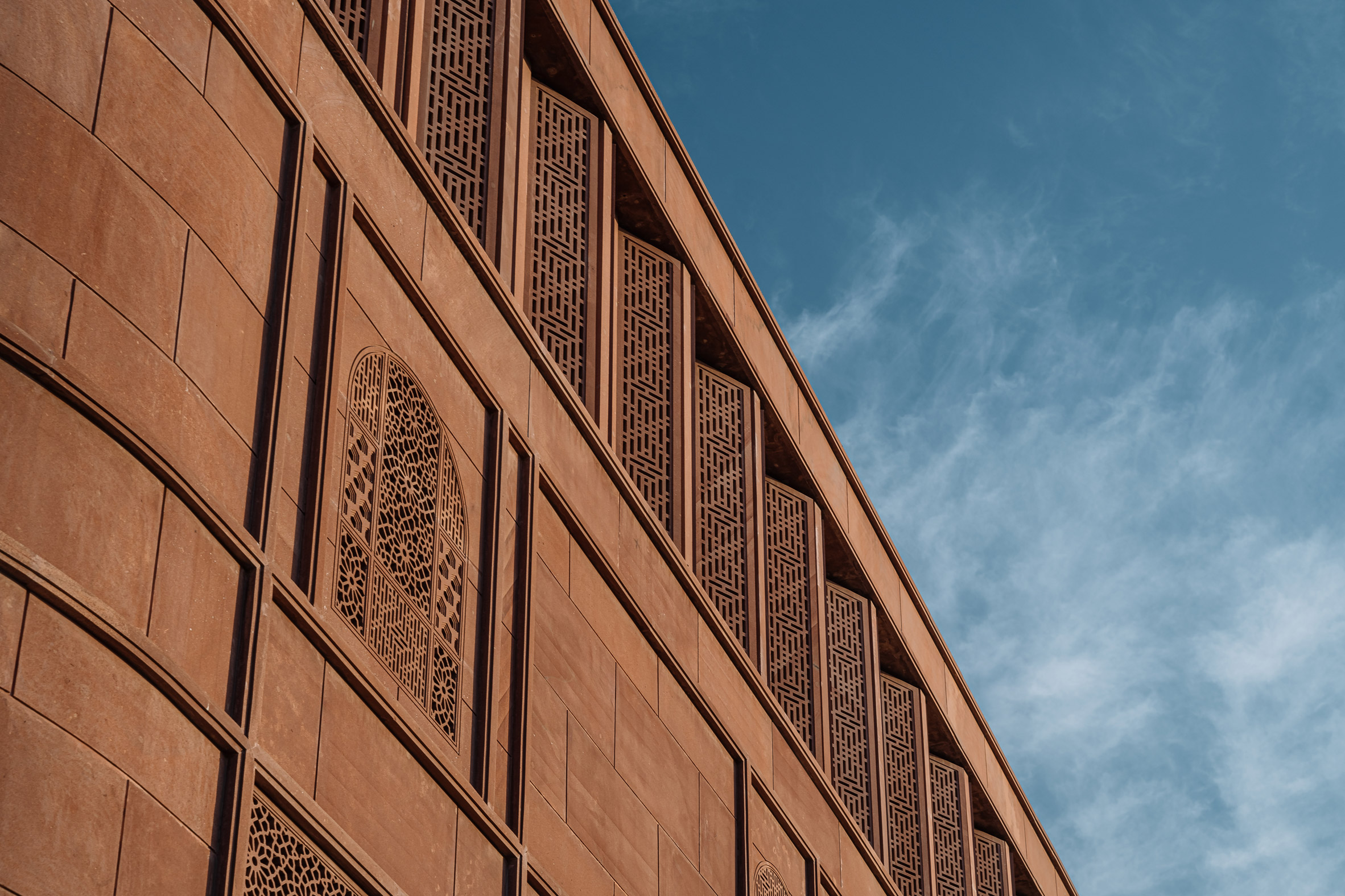 Studio Lotus wraps stone lattices around museum-cum-jewellery store in Jaipur-7