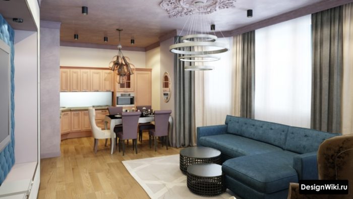 厨房与客厅一体化设计案例-109