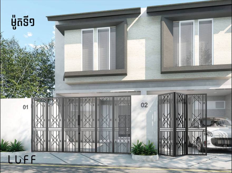现代大门丨柬埔寨金边市丨Luff Studio-3