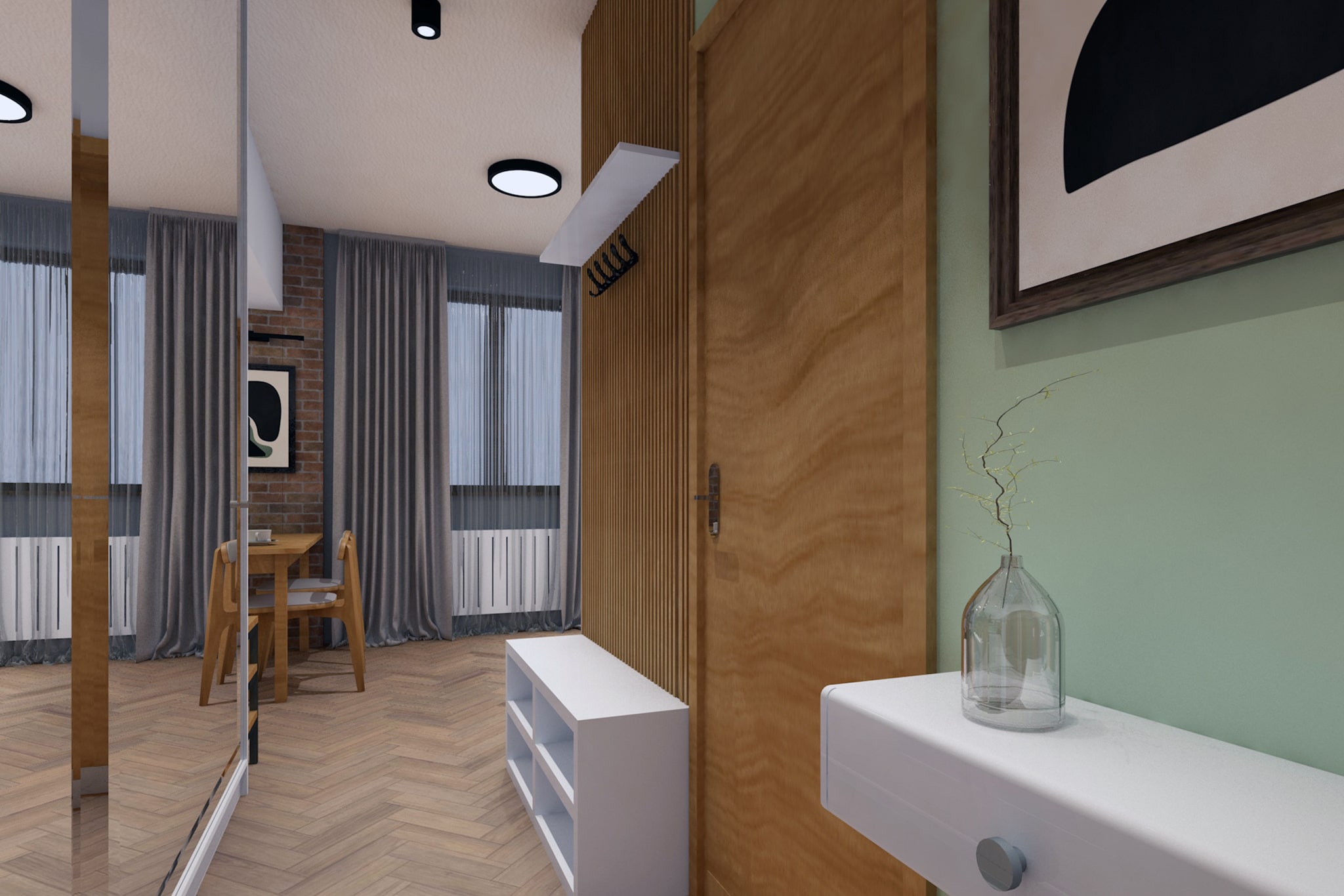 A 35 metre flat for a family of four-5