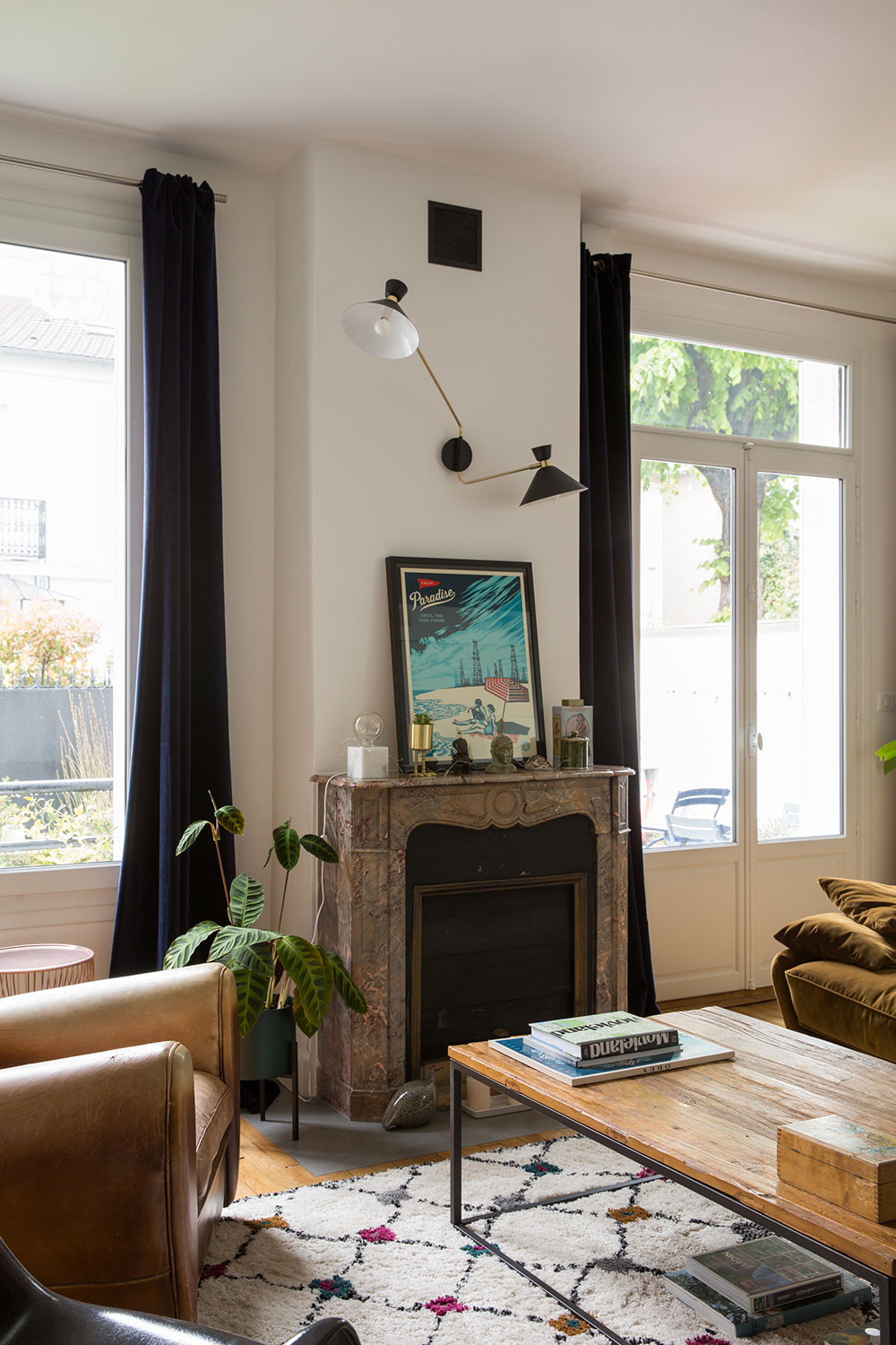 巴黎公寓的彩色风情设计-9