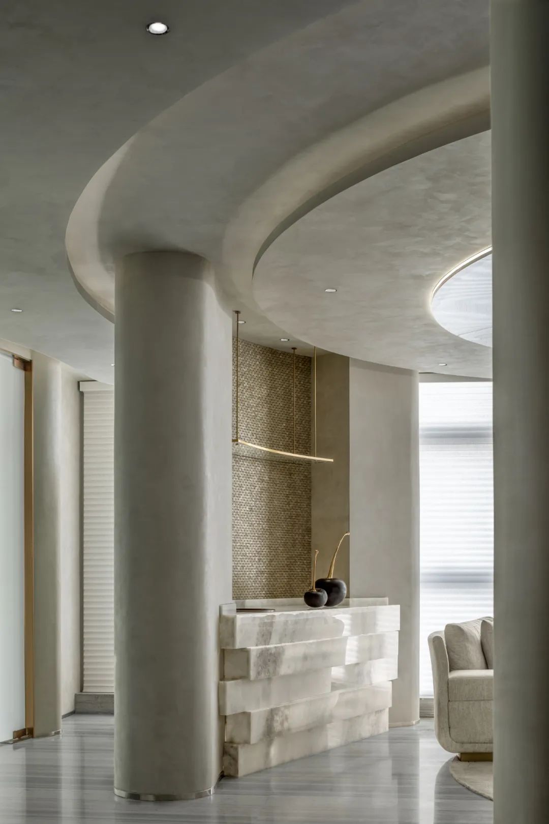 弧形絮语 · 成都赫柏源生物科技美容院设计丨中国成都丨成都尊席装饰工程有限公司-11