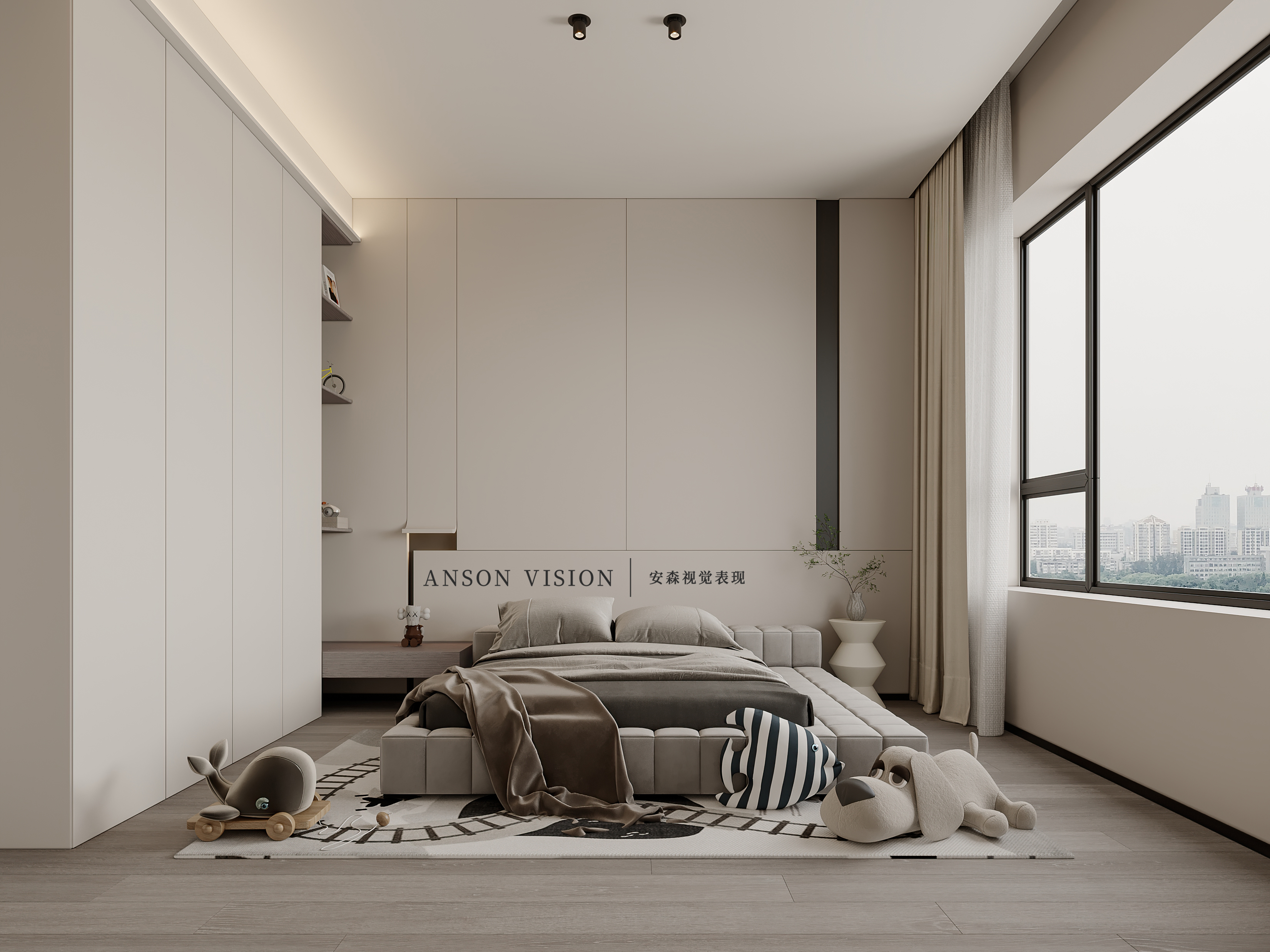 现代别墅多空间表现丨Ansonvision·蒙头睡-11