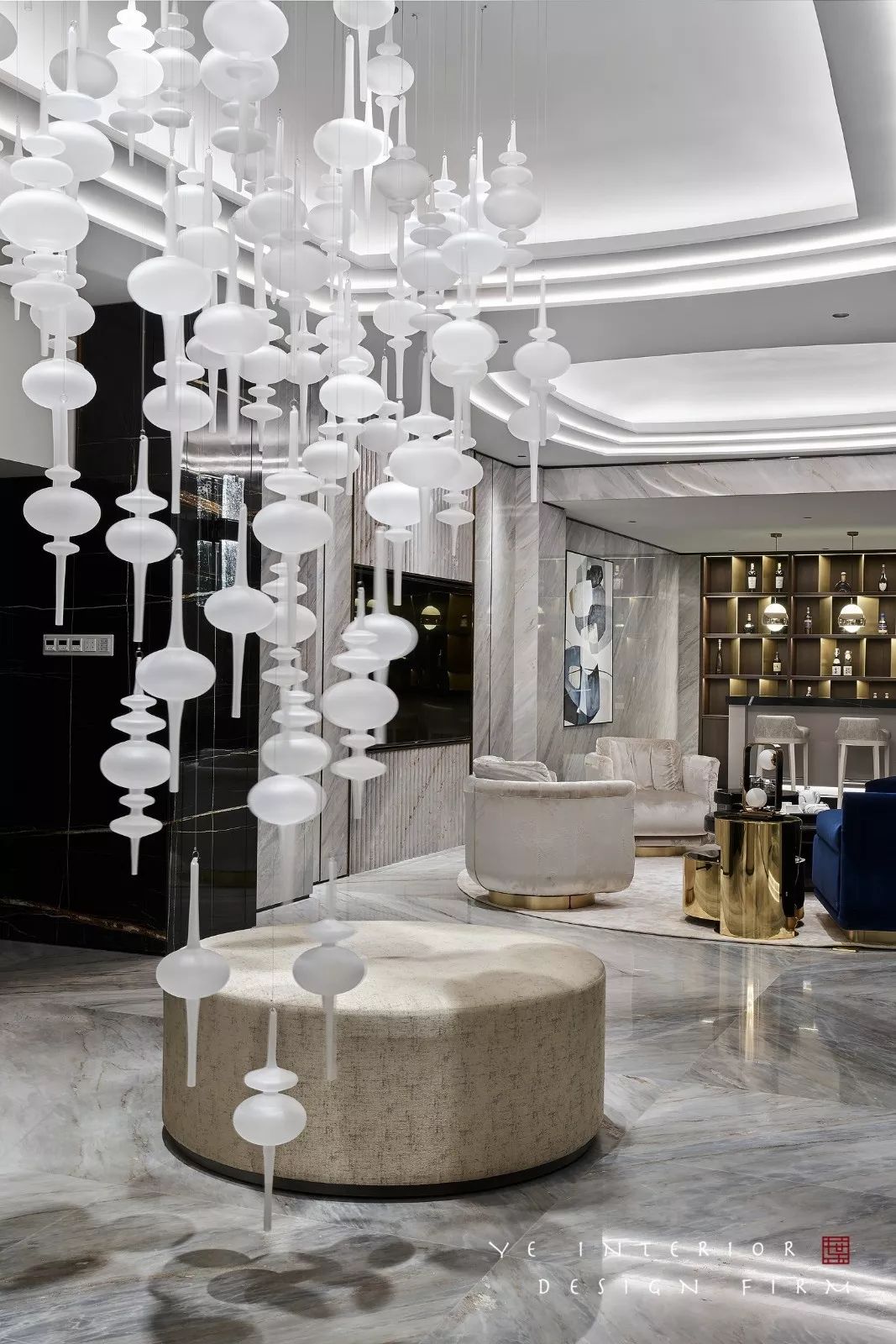 玉环滨江壹号别墅,演绎意式轻奢与现代极简的优雅空间-82