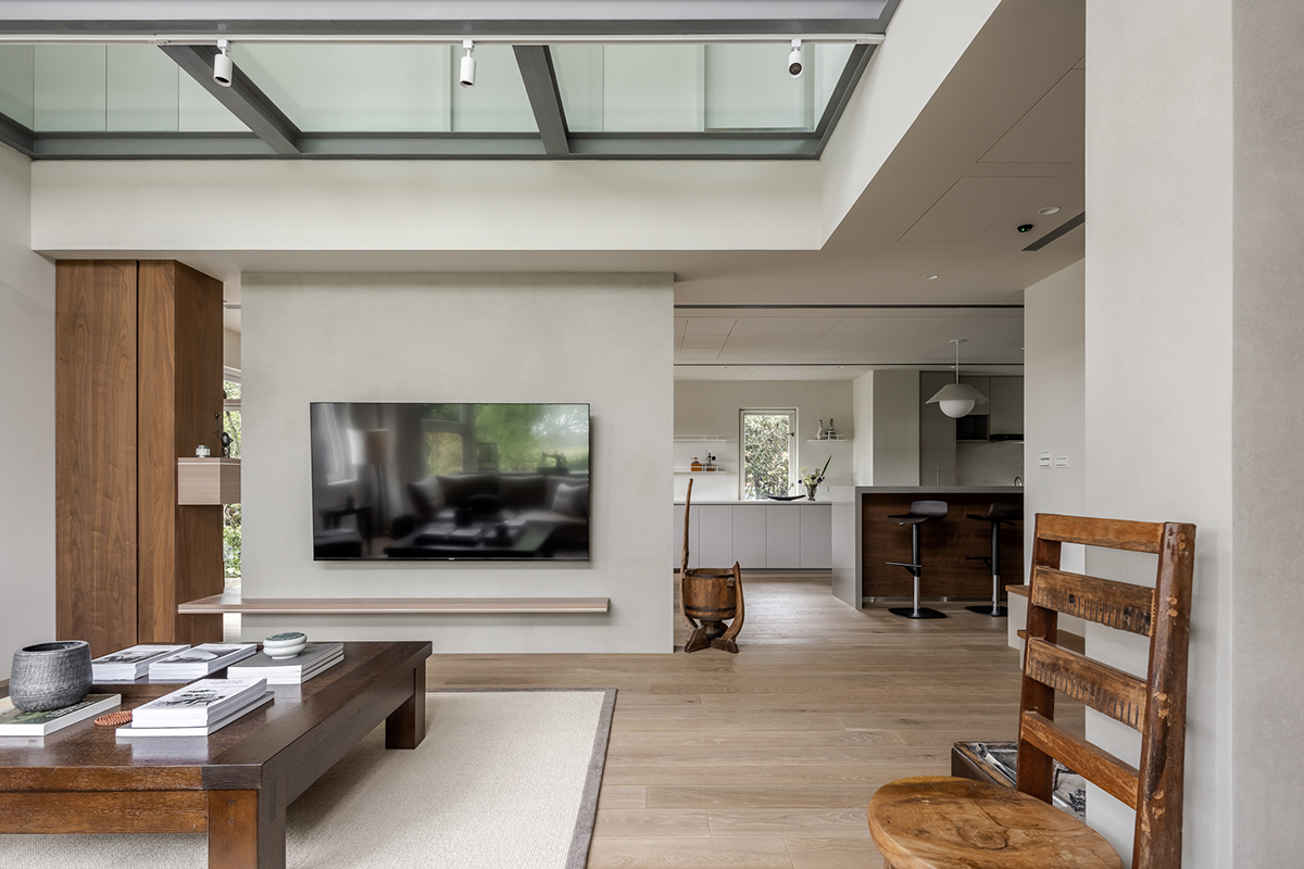 家装设计案例鉴赏——轻复古简约度假独栋别墅-6