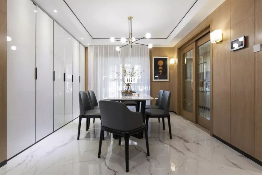 九夏云水 | 现代中式平层,白色基调的无限想象-21