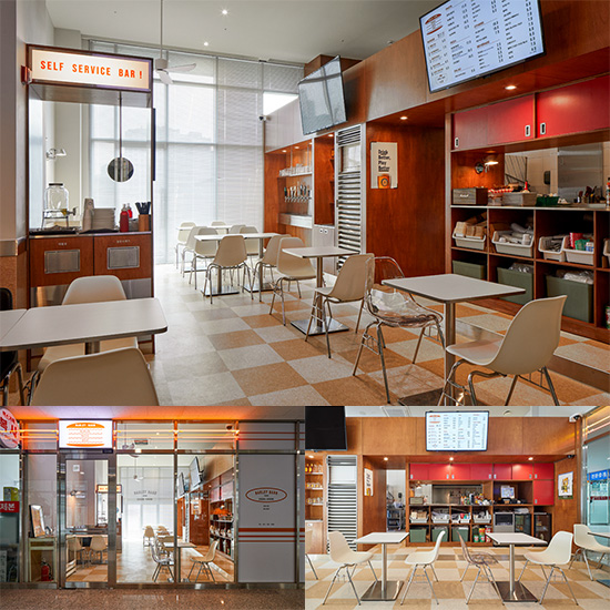 21 平现代复古风汉堡店 设计感与美味并存-1