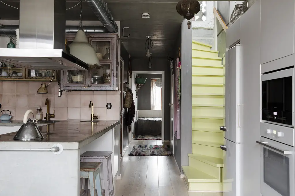 瑞典混凝土色调公寓-6