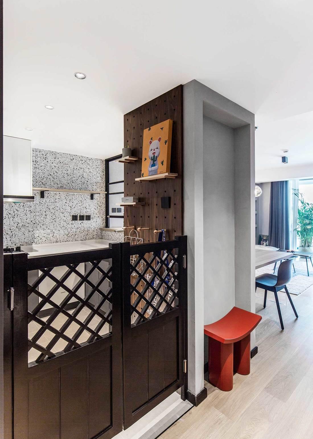 86平一室一厅爆改暗黑炫酷暖居-23