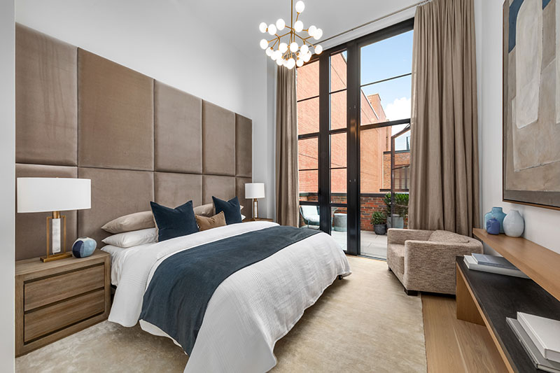 纽约东村豪华现代公寓，工业风设计典范-8