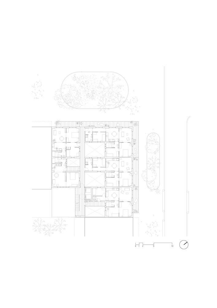 La Chalmeta 32 合作住宅丨西班牙巴塞罗那丨Pau Vidal,Vivas Arquitectos-33