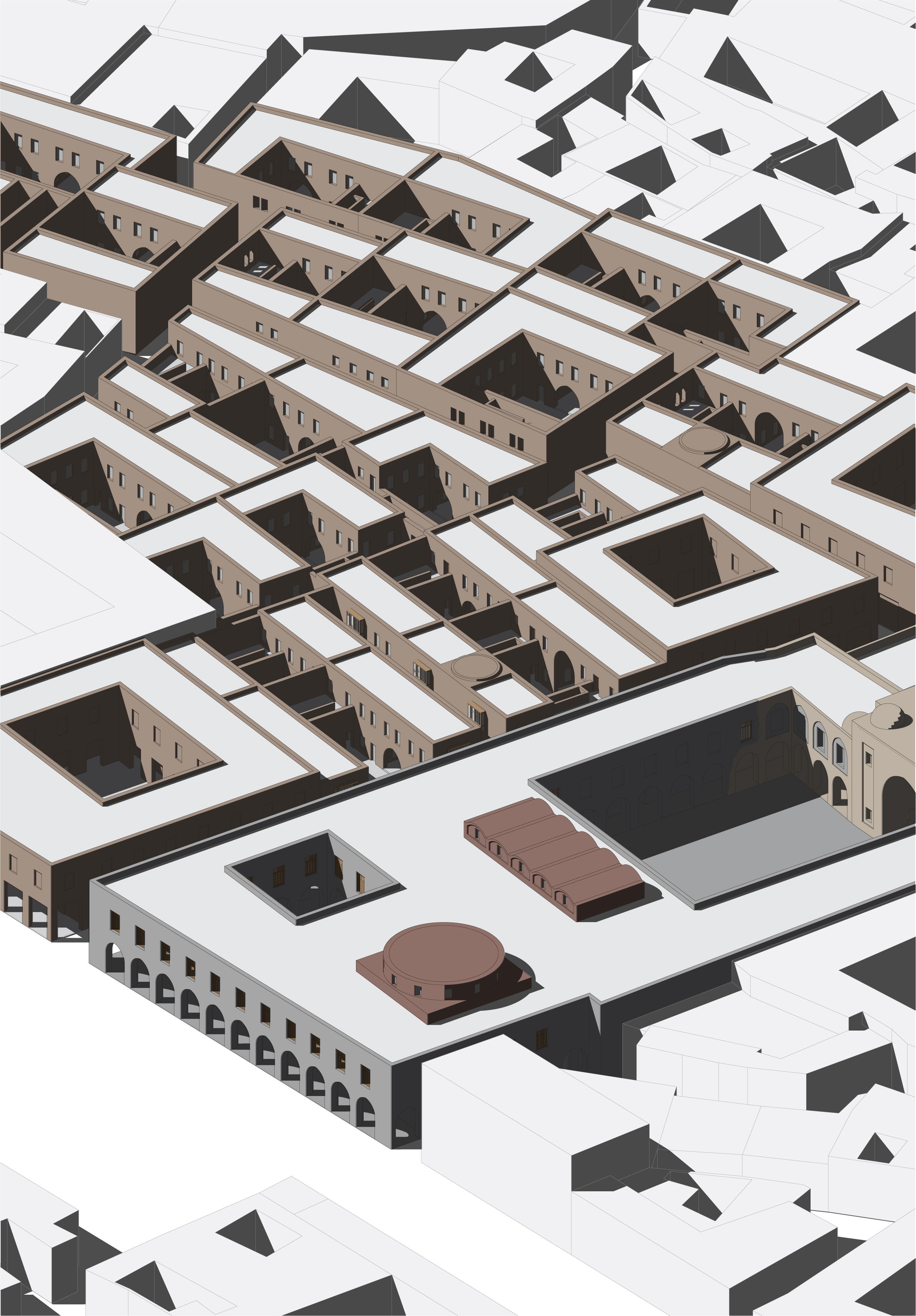 阿勒颇重建  阿勒颇老城区及周边区域实体虚空规划丨土耳其阿勒-16