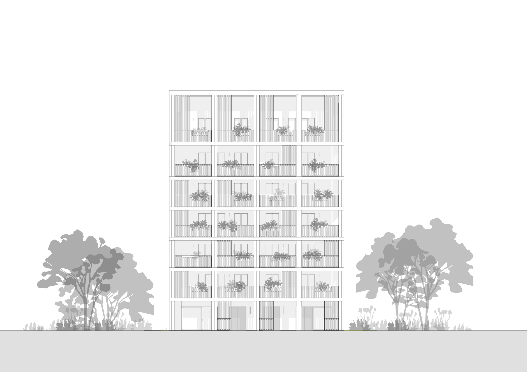 IllkirchGraffenstaden,Tectône 公寓丨法国-29