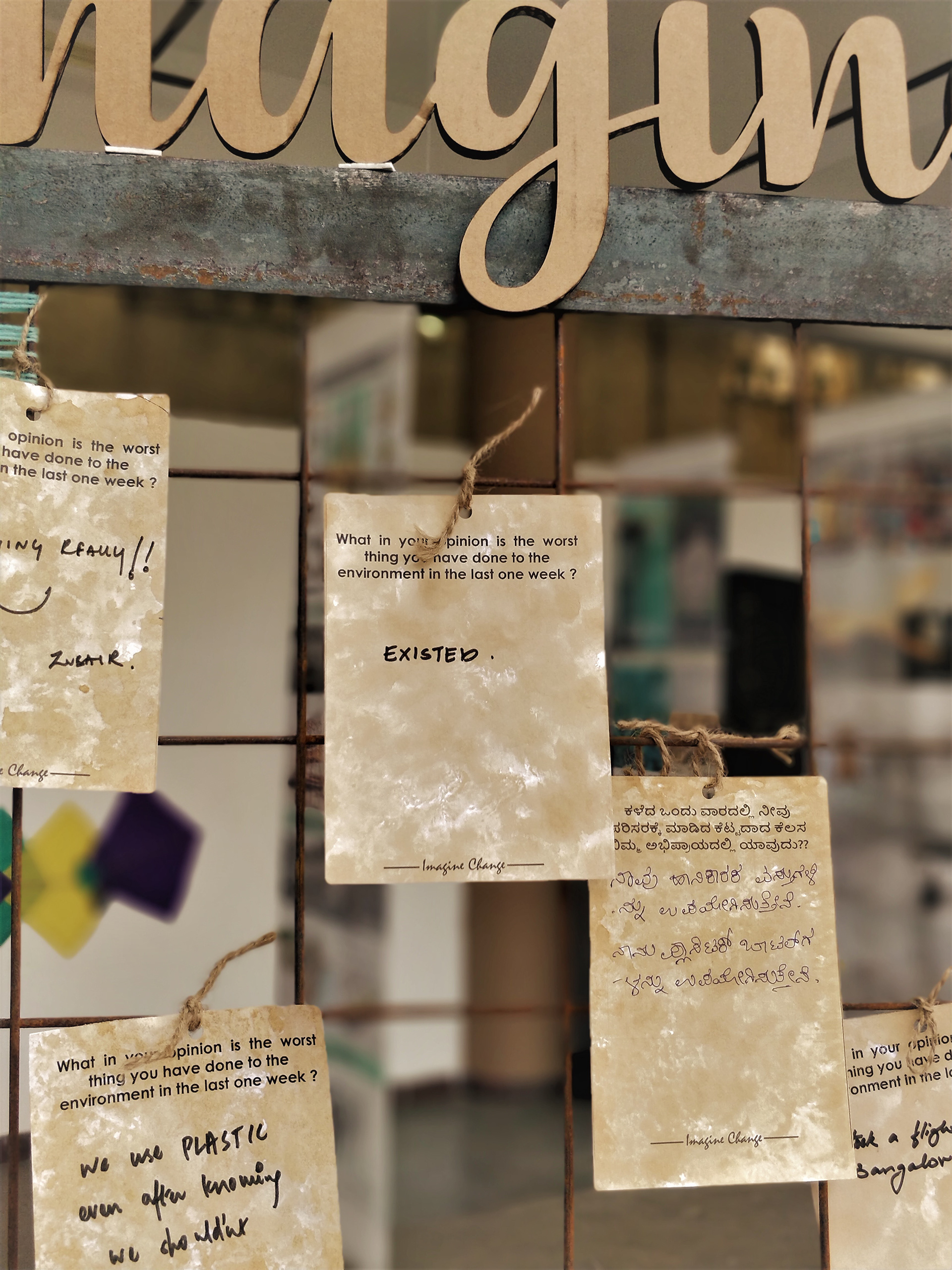 Interactive Installation//Imagine Change//Designuru'19-8