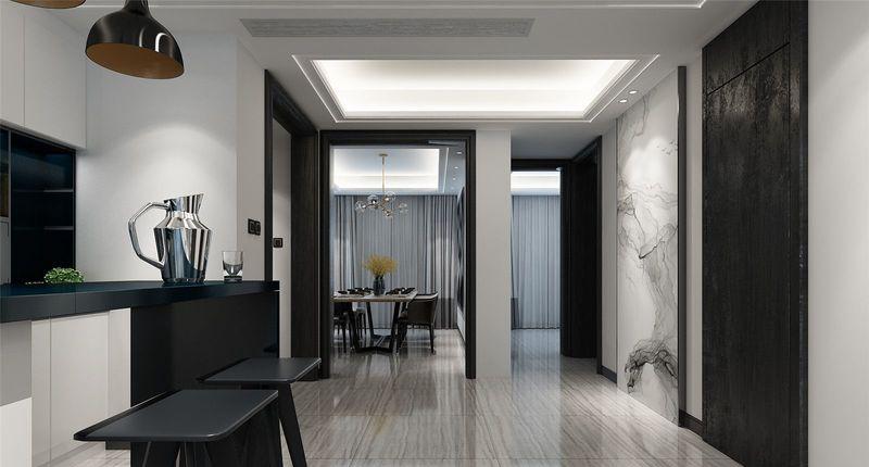 极简黑白灰，缔造静谧优雅空间-8