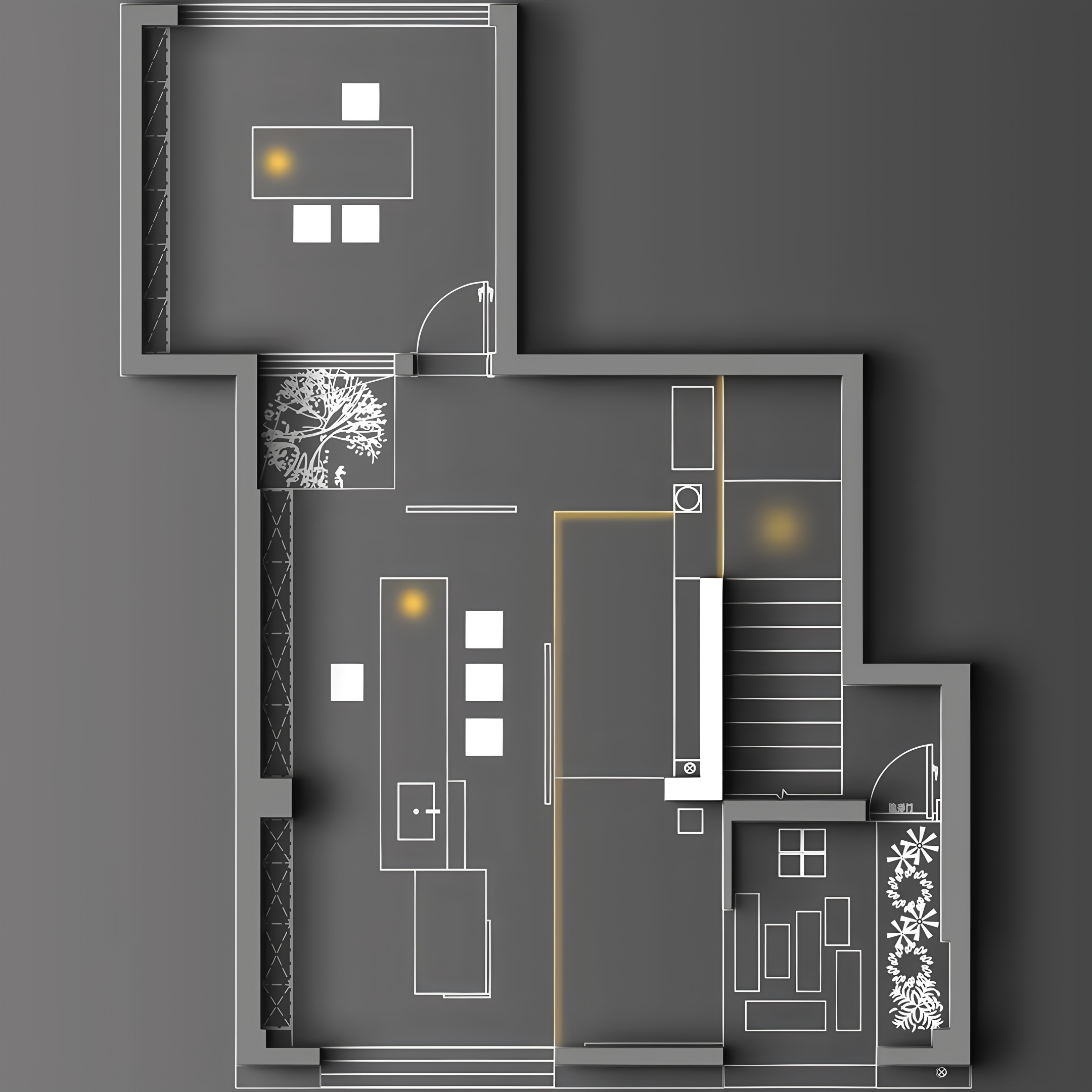 湖南邵阳180㎡同心茶室丨中国邵阳丨宅南设计事务所-60
