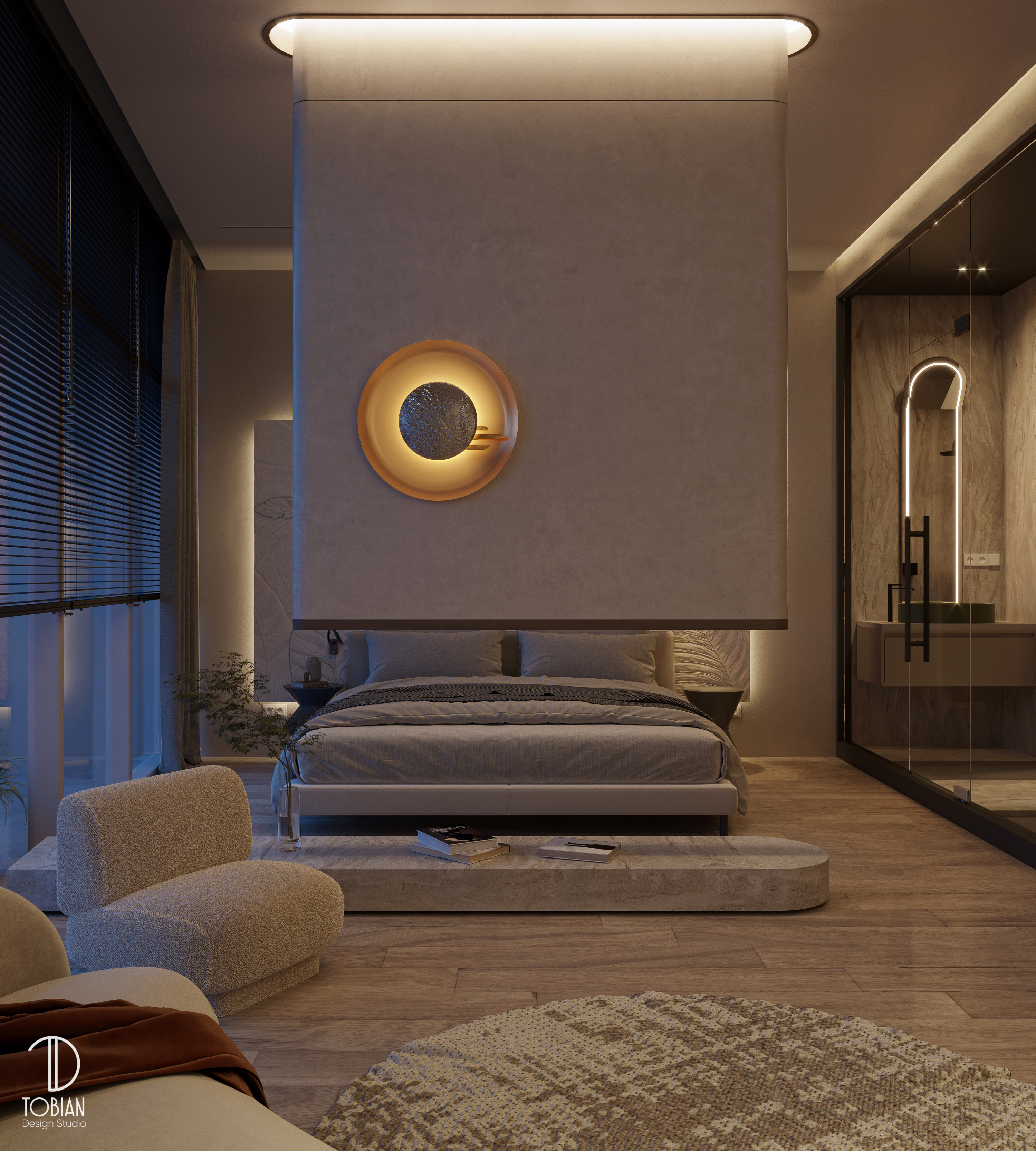 海贝主卧丨Egypt丨Tobian Design Studio-16