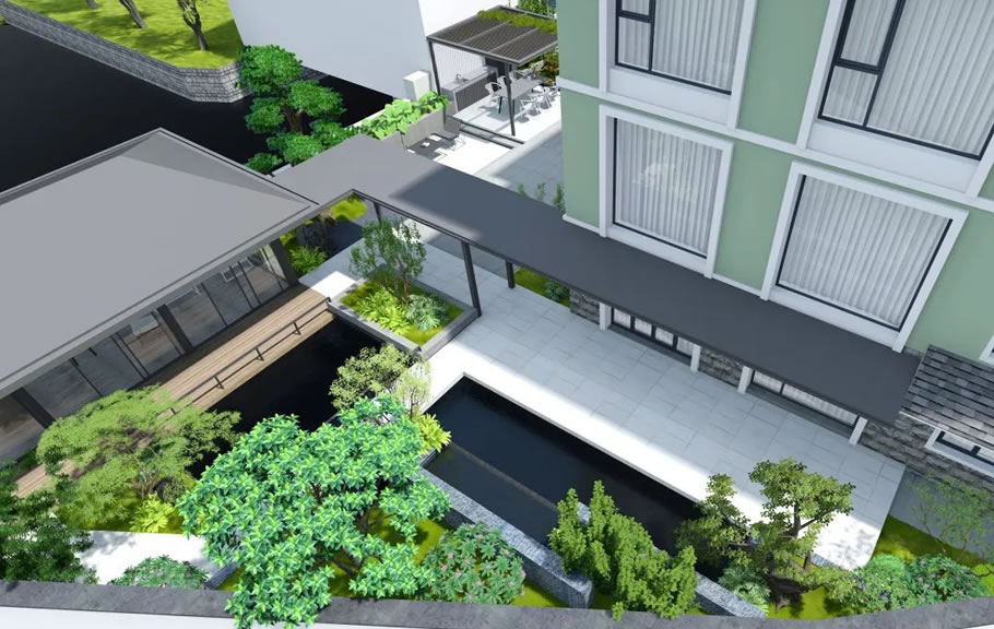 同里花园庭院景观丨中国苏州丨王修伟-31