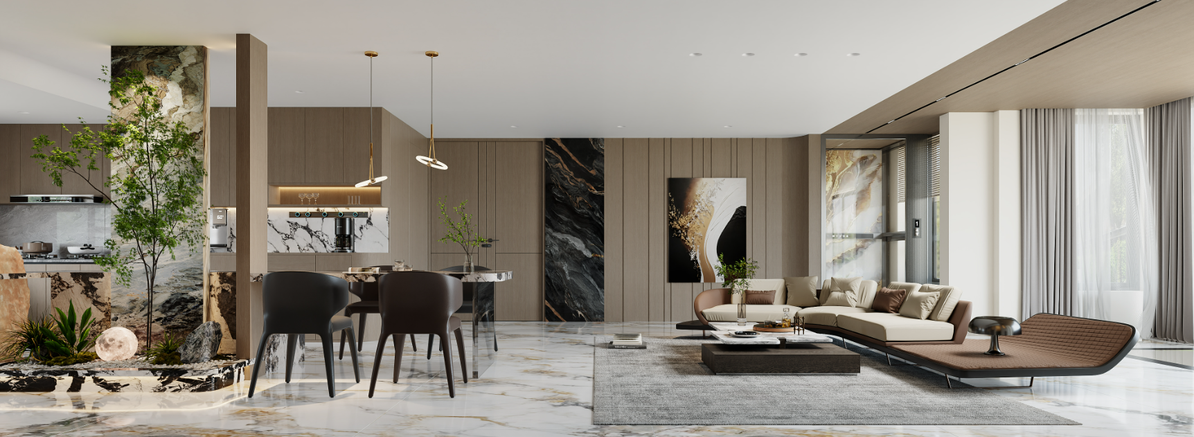 现代轻奢风家装-1