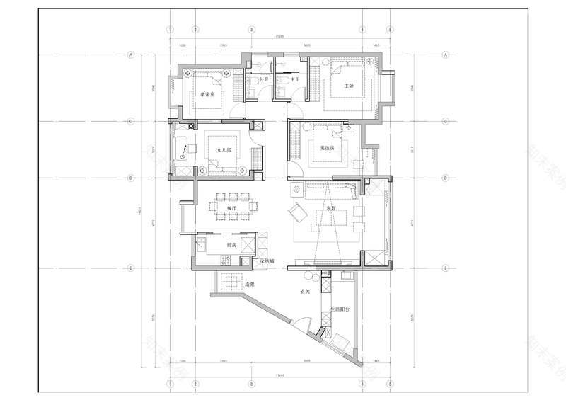 简约白线 | 空间丰富的纯粹之美-20