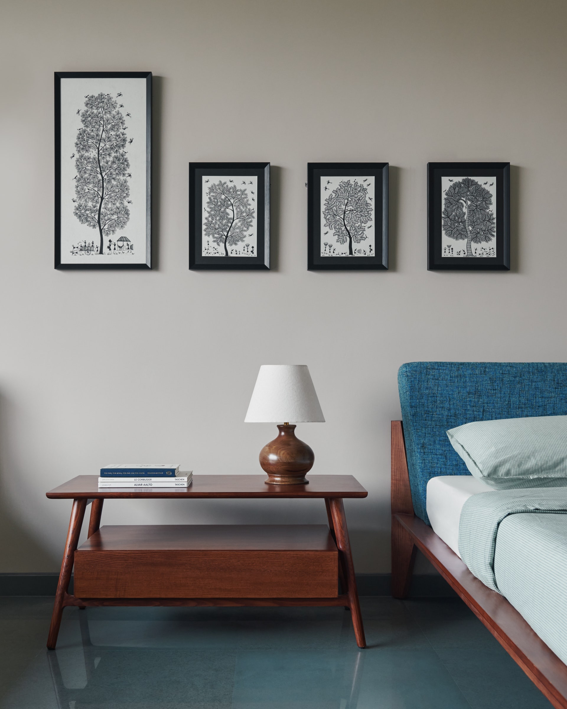 民族气息的朴实色调住宅丨印度班加罗尔丨Studio 4A-11