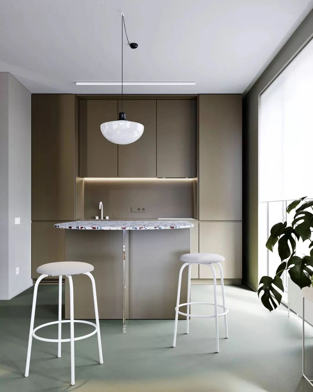 简约优雅的 78㎡一居室设计-83