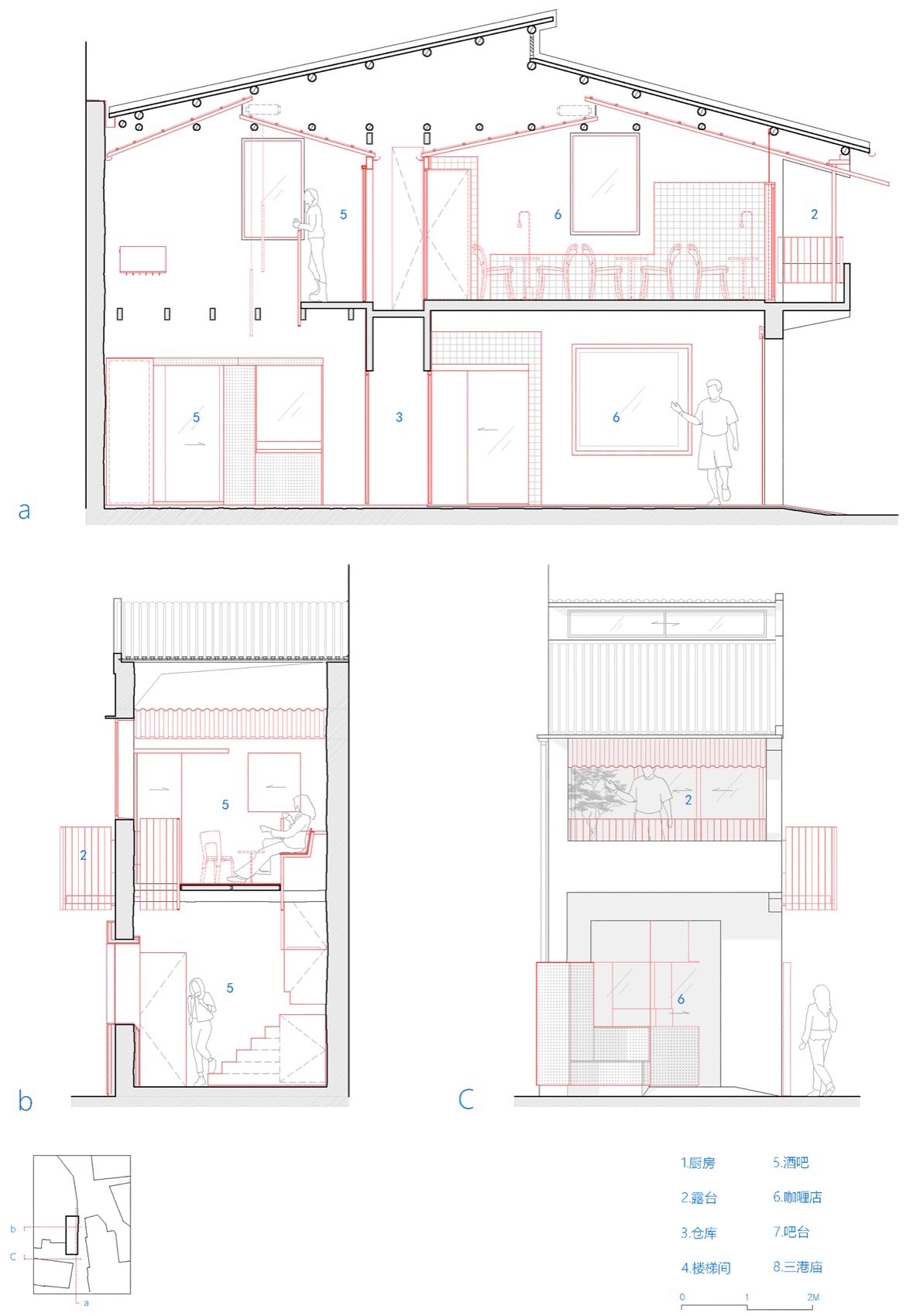 温州菜场的岔路小径 咖喱咖喱+仨井酒吧丨中国温州丨氹边建筑工作室-54