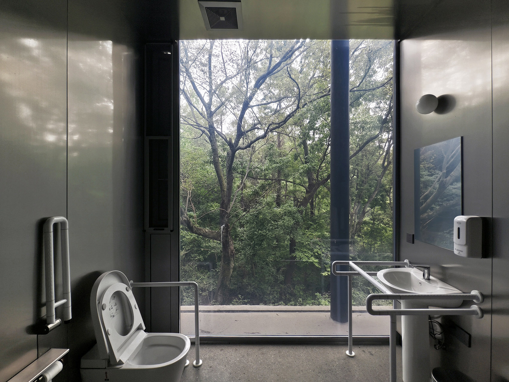 谷里的窗,树上的云,南京四方艺术湖区公共卫生间丨中国南京丨南京大学建筑规划设计研究院有限公司 物物建筑-60