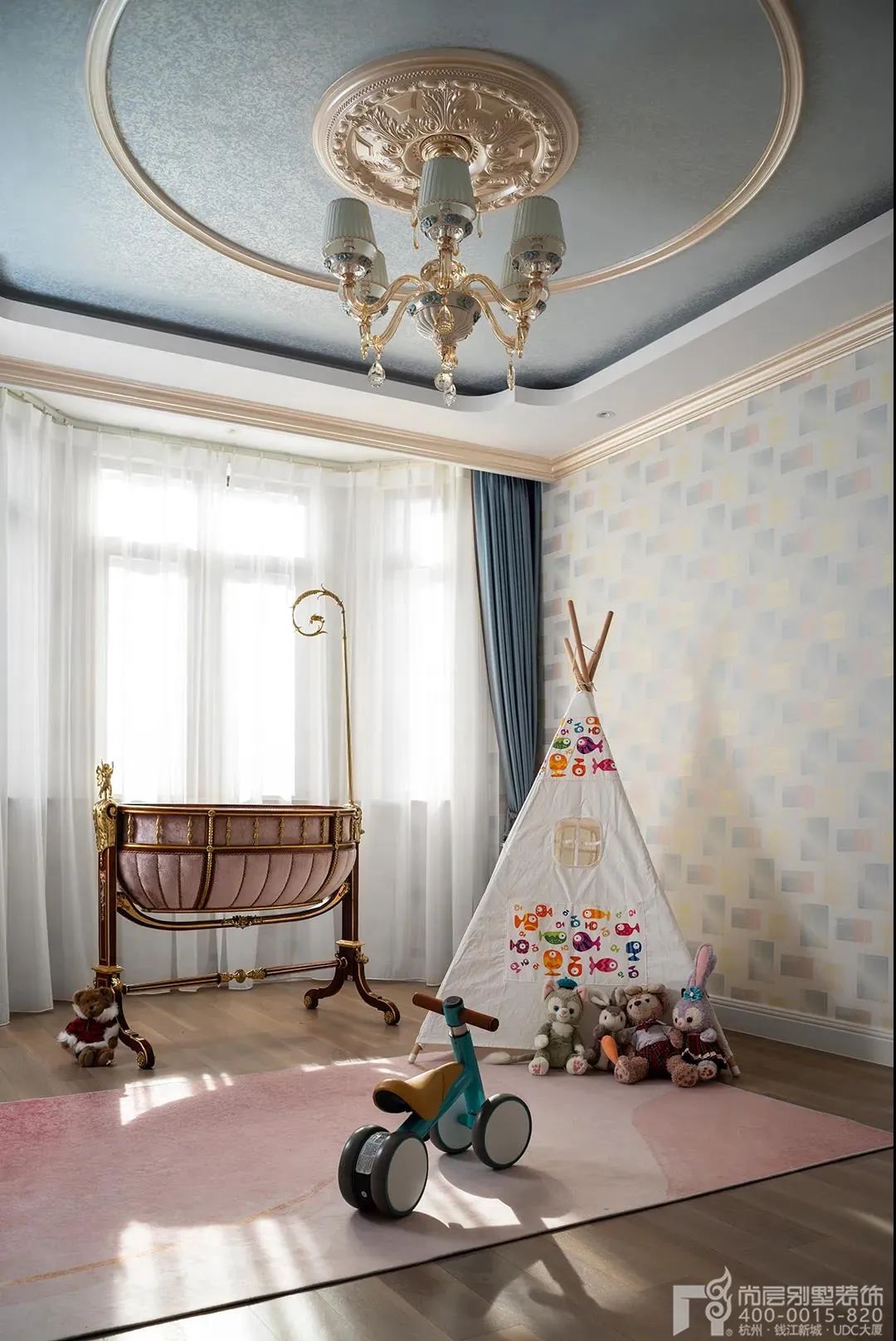 法式浪漫三口之家,打造艺术与生活完美融合的空间-58