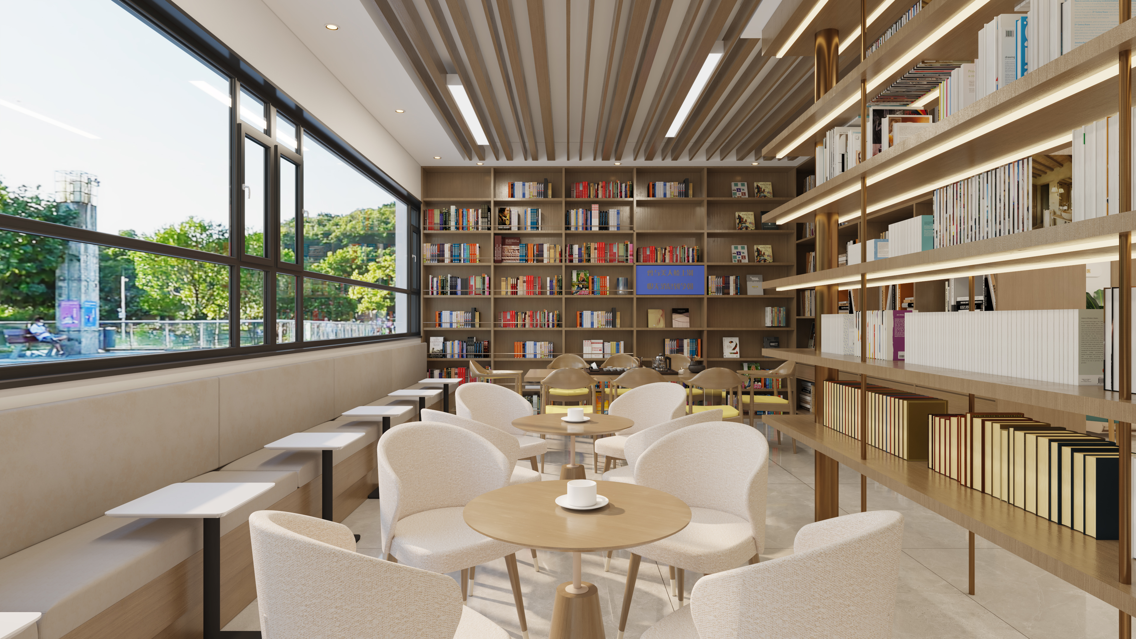 社区服务中心 / 某社区百姓客厅设计方案-7