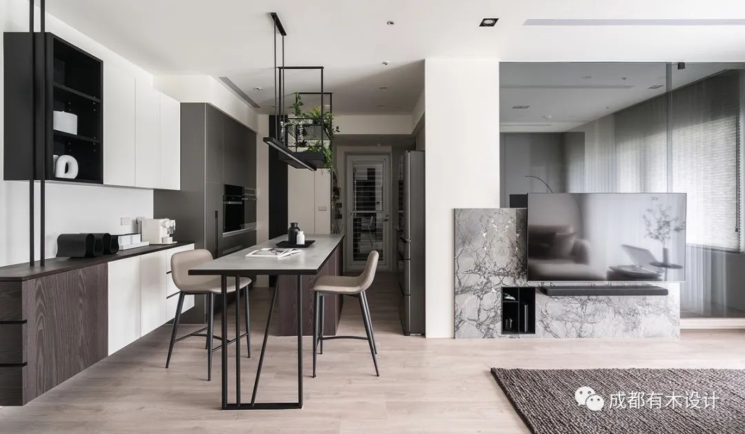 航空业夫妻的浪漫现代简约新婚小居丨砌二-7