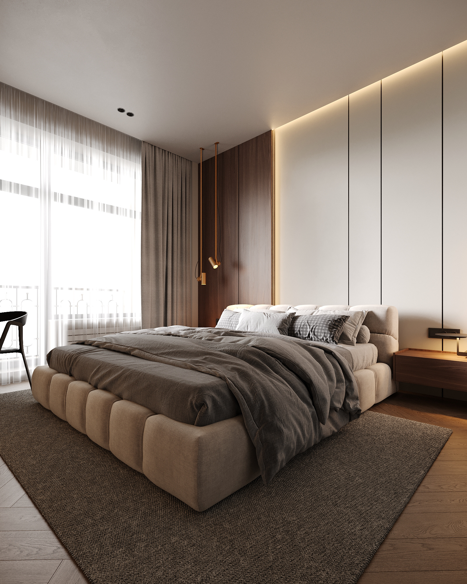 温暖色调的家庭舒适公寓丨拉脱维亚里加丨Bodes studio-15