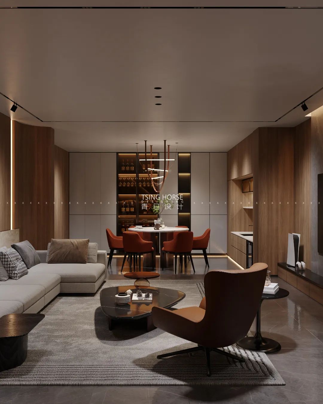 现代意式轻奢上叠设计丨李昂设计团队-17