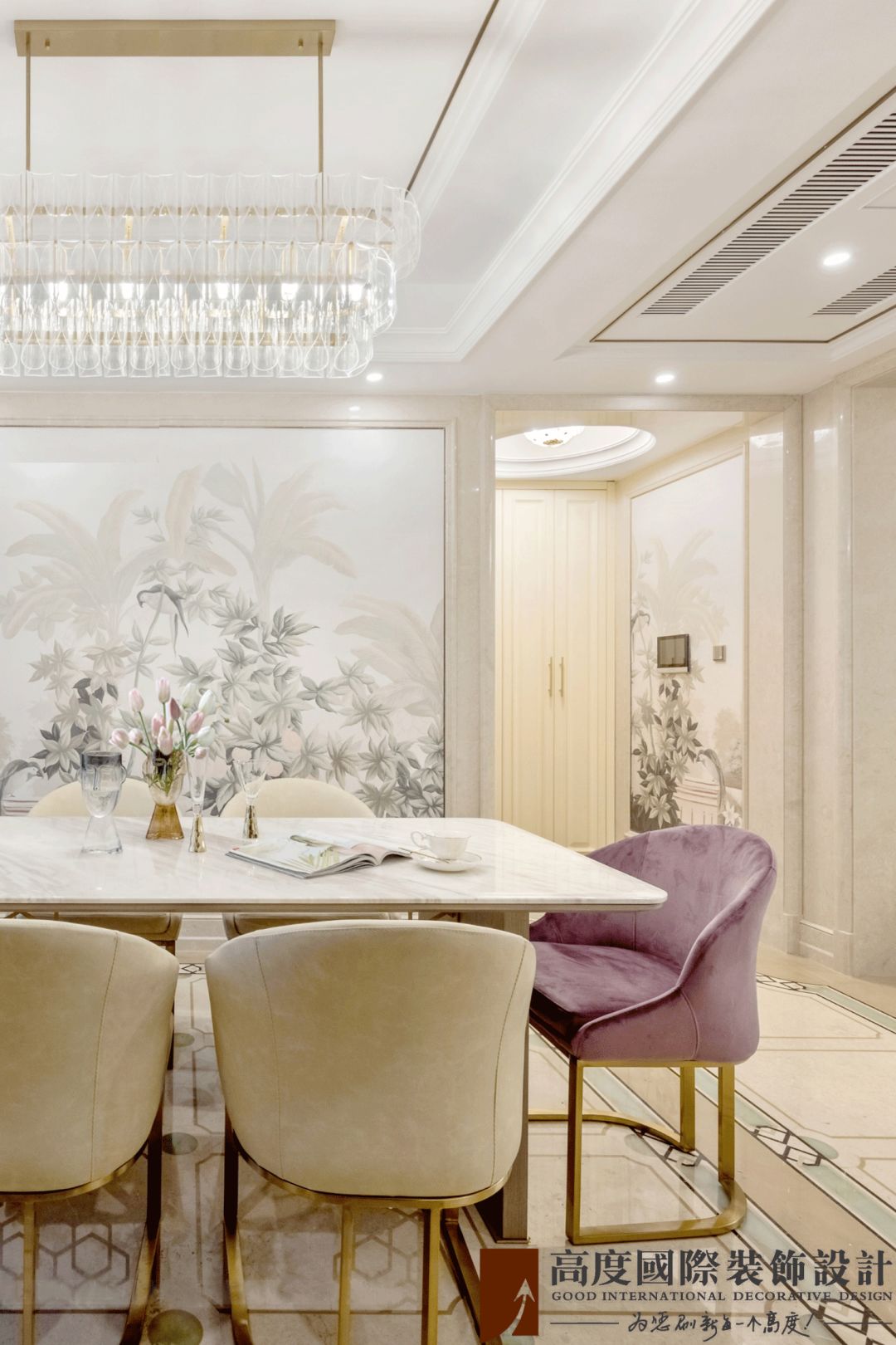 轻奢诗意,温柔生活的艺术栖居丨中国武汉丨高度国际装饰设计集团武汉公司-33