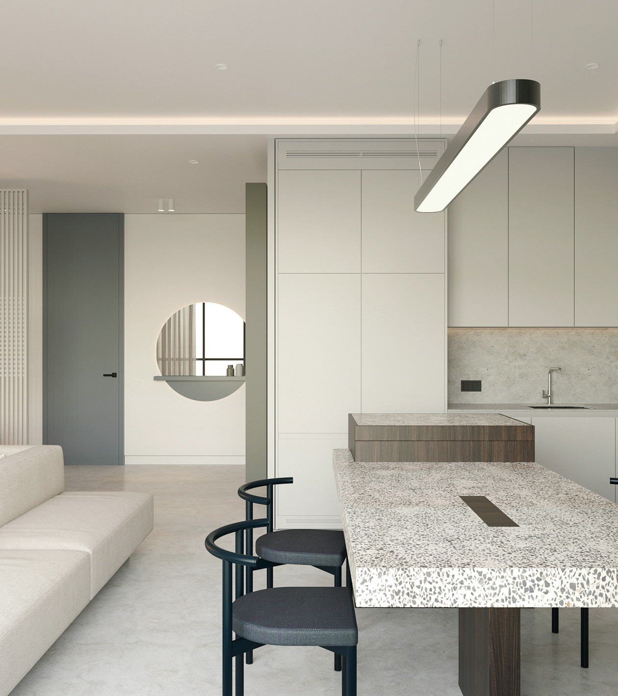 103㎡简约风公寓设计-10