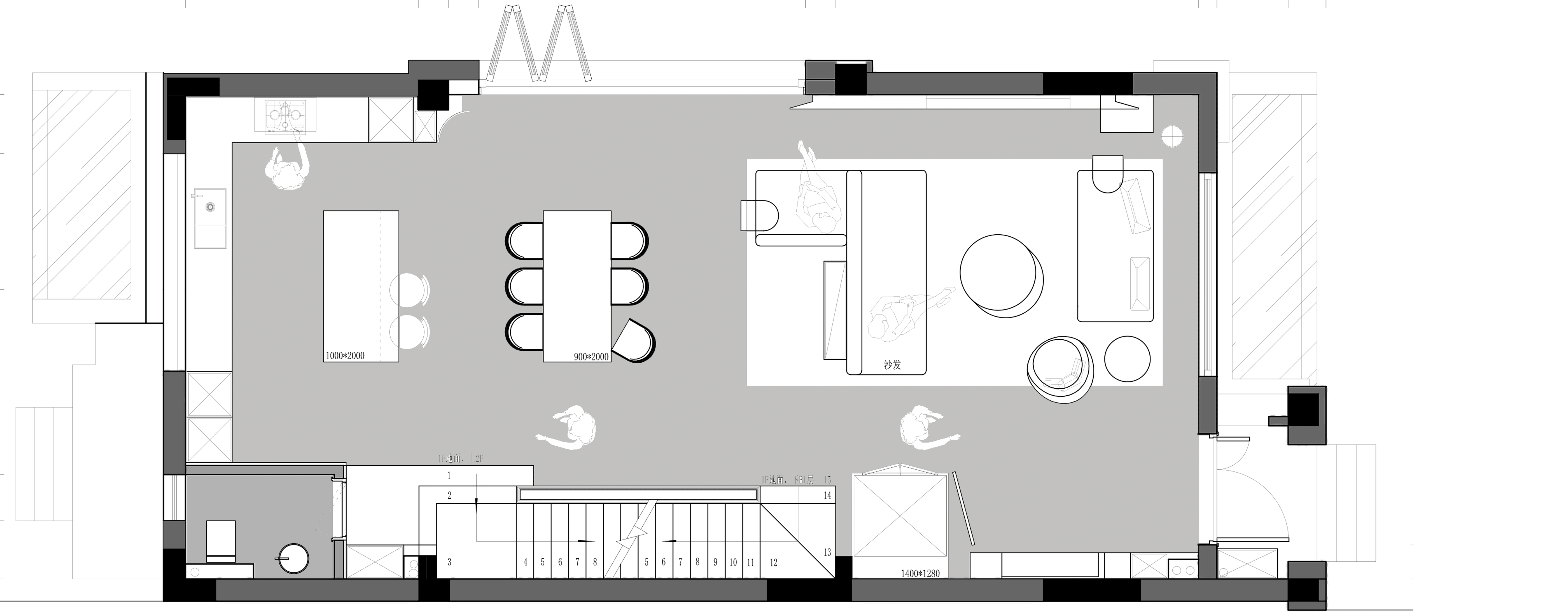 無一内建筑设计——构成 500m2-31