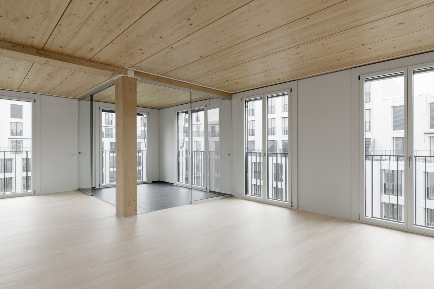 瑞士苏黎世新城区木材住宅“sue&till”-28