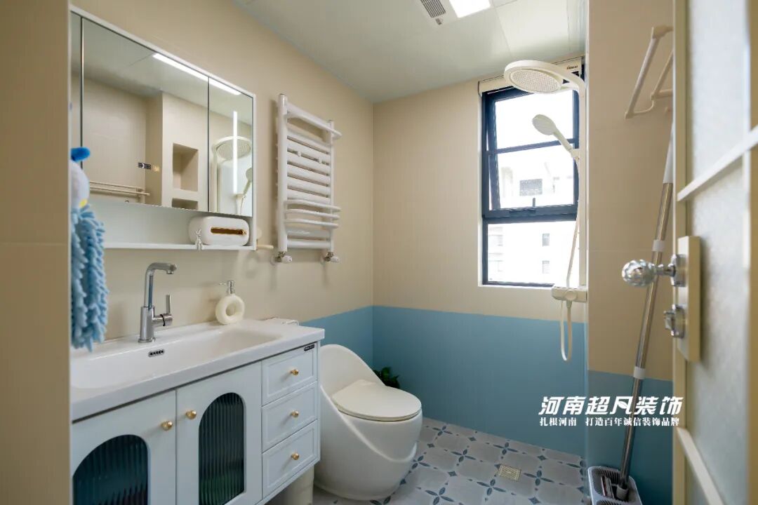 完工首发丨金水区美盛教育港湾，98平轻法式风格，把浪漫装进新家-139