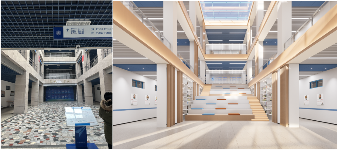 【现代·设计】方案二所作品——西北工业大学长安校区智慧教学楼D座室内改造装修项目-13