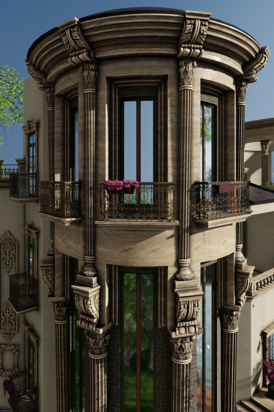 虚构的经典别墅丨个人-23