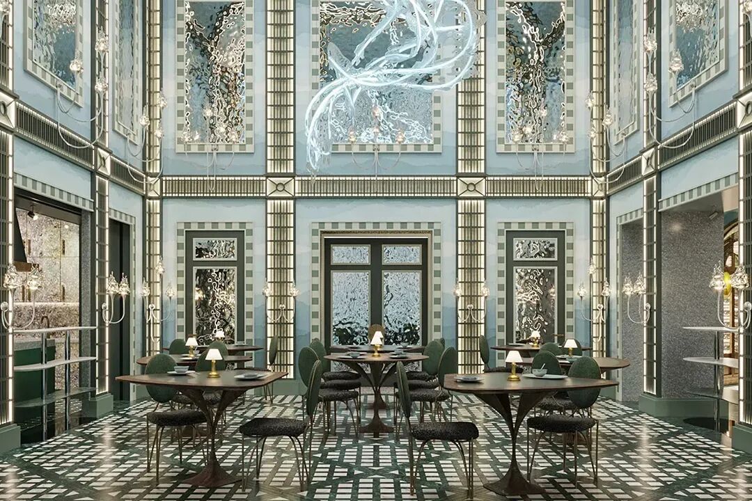 香港全新超级豪宅「天御 THE LEGACY」法式餐厅丨中国香港丨法国设计师Jean Louis Deniot-20