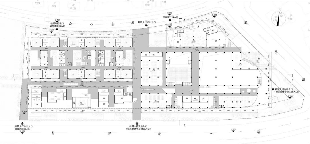 深圳松岗街道松岗商业中心城市更新九年一贯制学校项目丨中国深圳丨立方设计-54