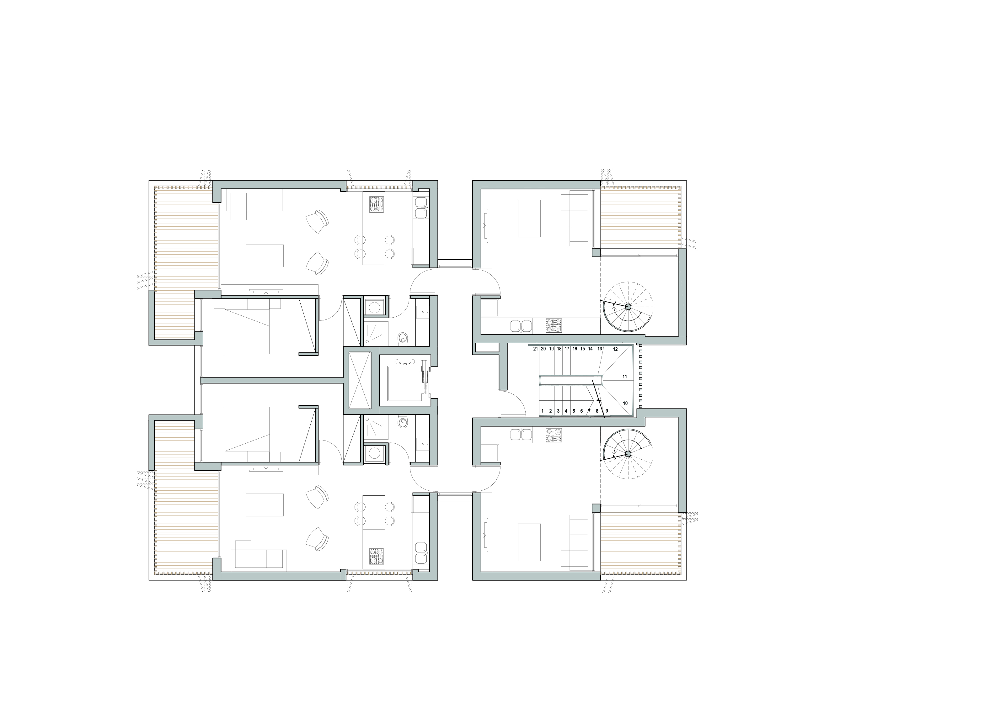 St Moritz 住宅综合体丨秘鲁利马丨sofronis marcou architects-37